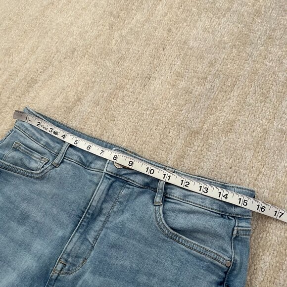 Nine West Slim Straight Blue Jeans 12 - Picture 8 of 11